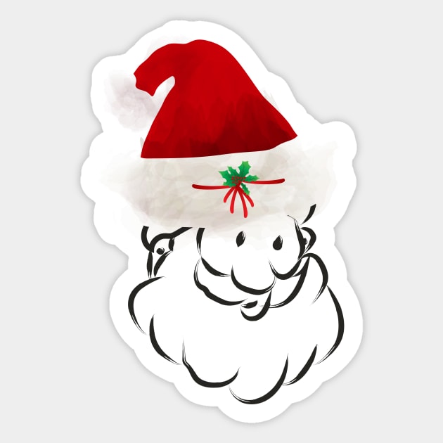 Santa Claus Sticker by Salma Ismail